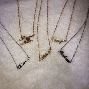 Custom names necklaces